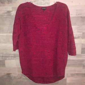 EXPRESS Oversized Sweater with Hi/Low Hem Sz M